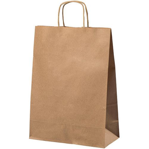 Papieren zak s bruin 8,7 l 240x110x330 mm