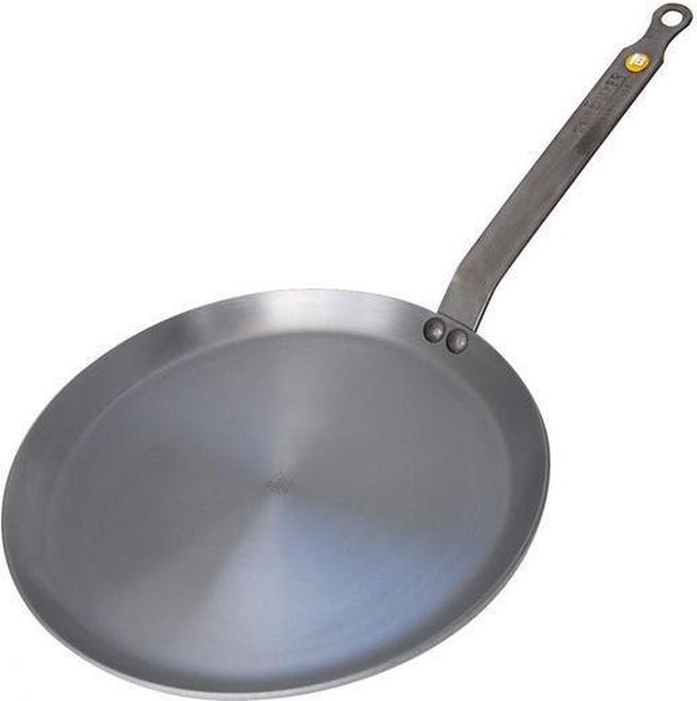Debuyer de buyer mineral b pannenkoekenpan 24 cm – crêpepan – plaatstaal – pfas-vrij – natuurlijk antiaanbak effect – made in france