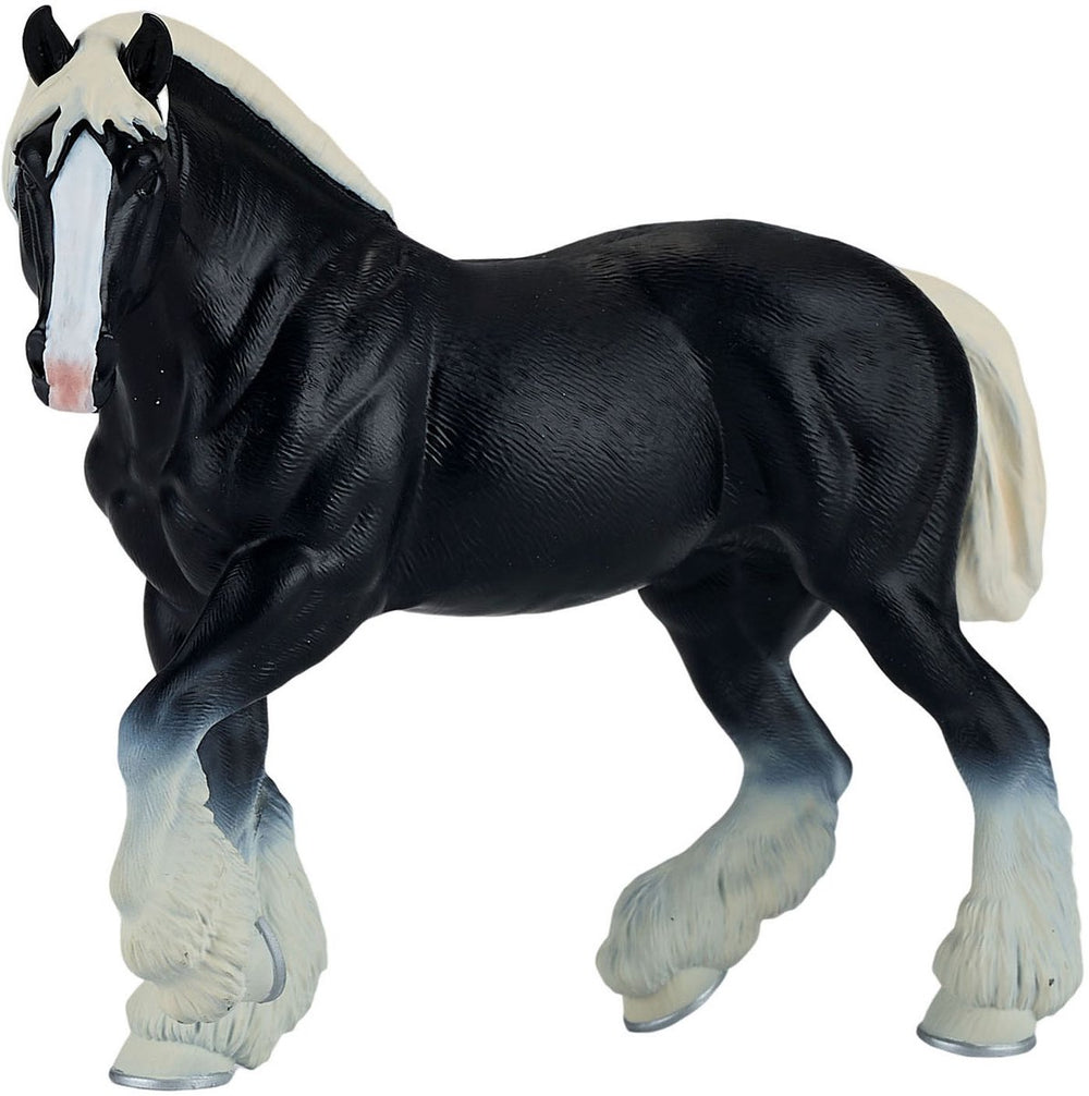 Mojo horse world zwart clydesdale paard - 381083