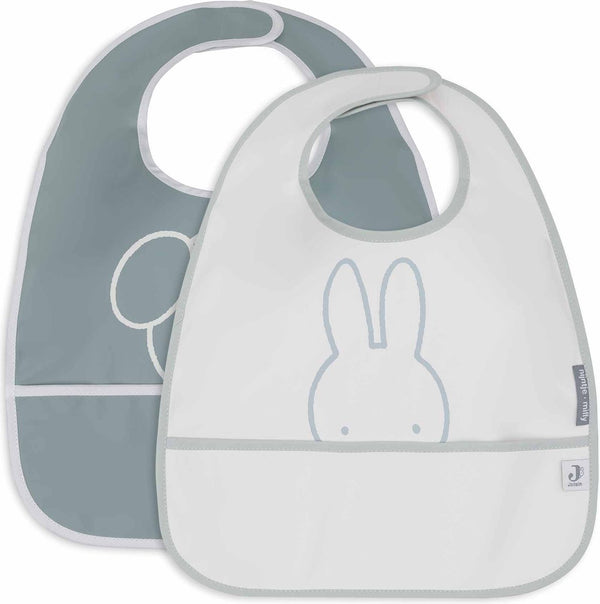 Jollein slab waterproof miffy peekaboo sea green (2pack)