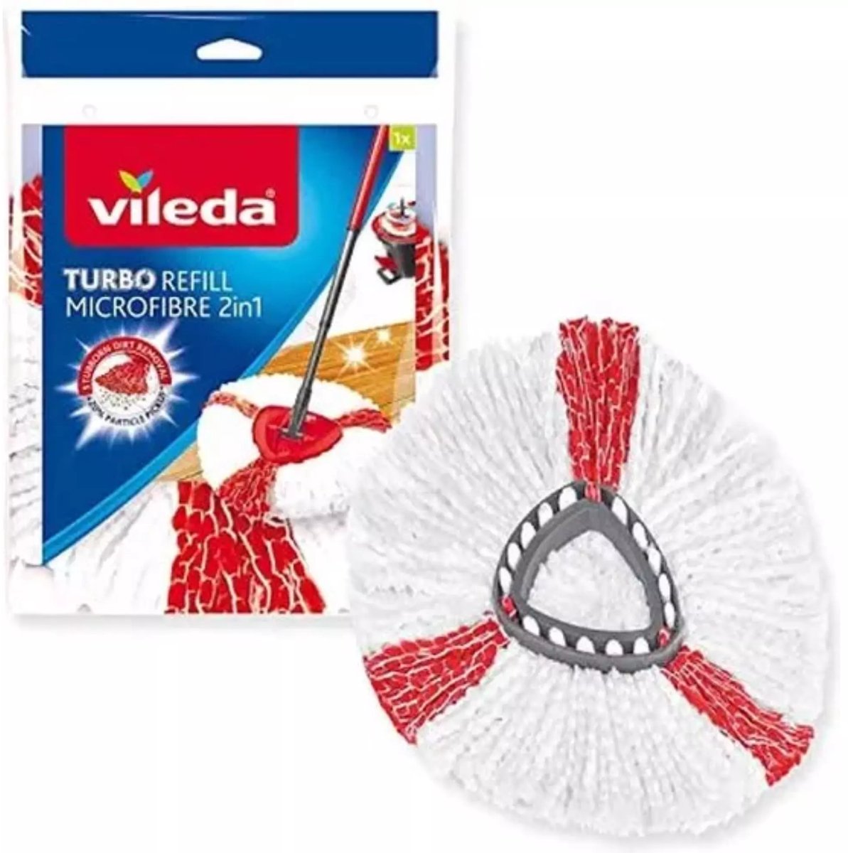 Vileda Easy Wring Clean Turbo 2in1 mop vervanging