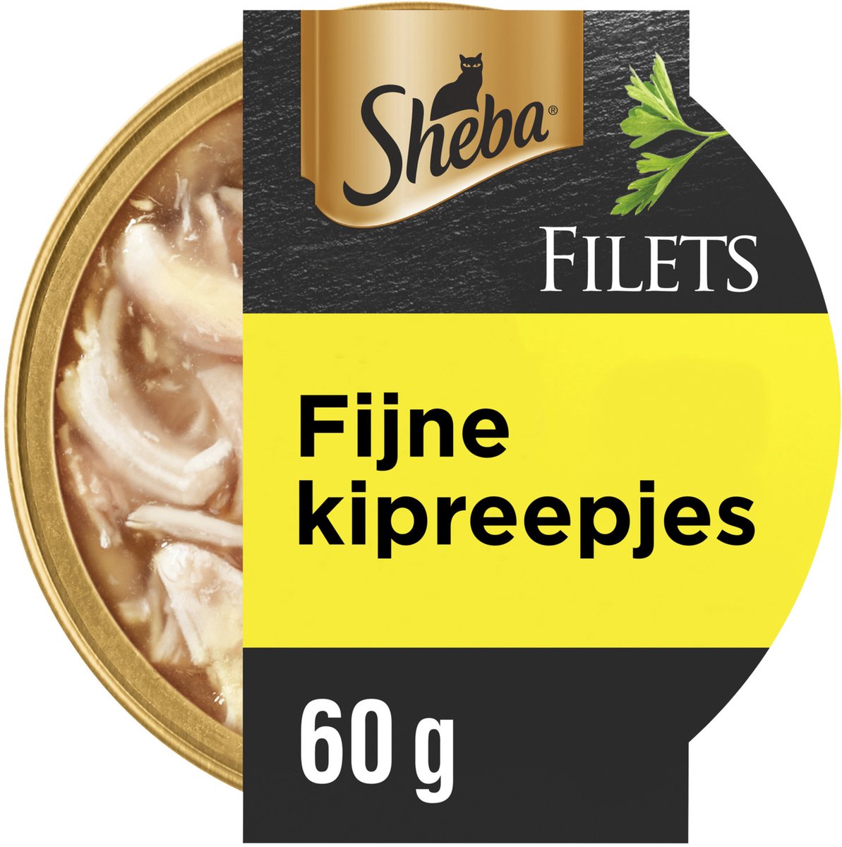 Sheba filets kipreepjes in saus 60 gr - 1 kuipje