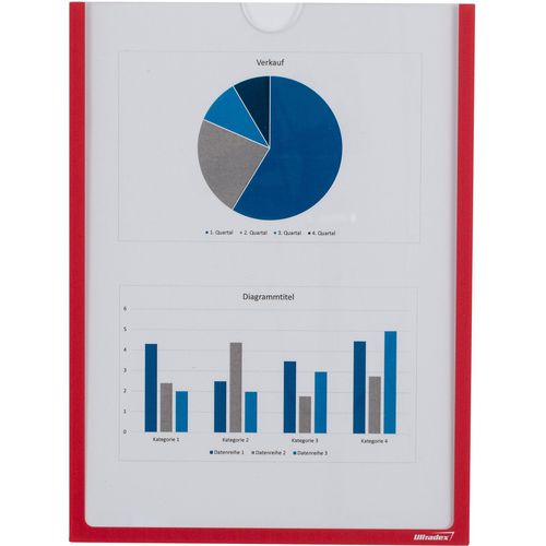 Informatie displayframe ultradex rood