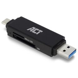 ACT Connectiviteit Connectiviteit USB-C USB-A kaartlezer, SD micro SD