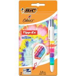 Balpen tipp-ex correctietape-set bic multikleur