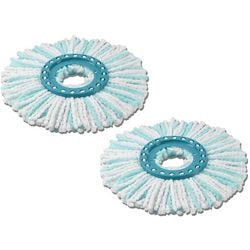 Vervangingskop leifheit mop clean twist wit