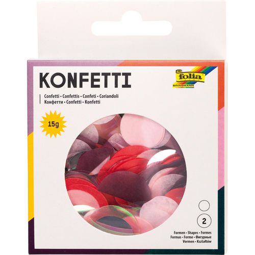 Ty confetti folia pink par papier multikleur