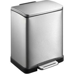 Eko pedaalemmer 31650217 rvs (roestvrij staal) zilver