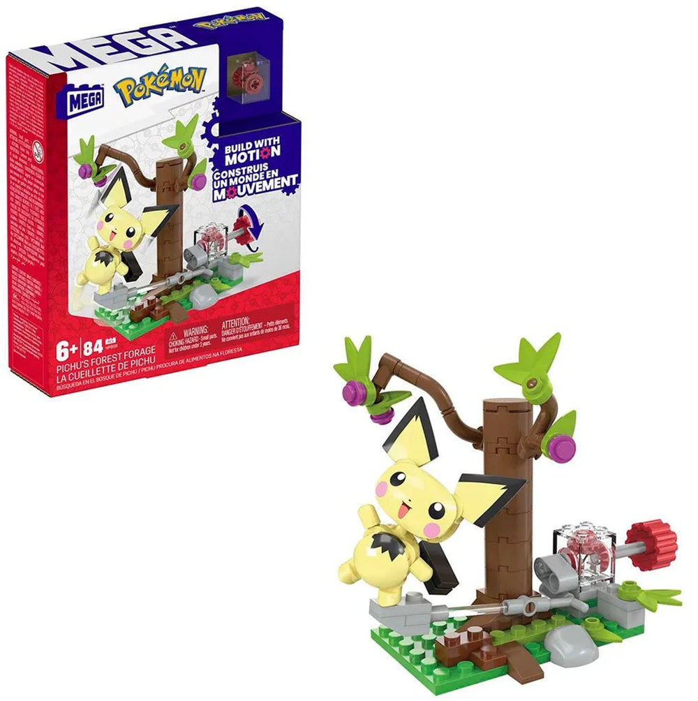 Mattel Mega Construx Bouwset Pichu's bosvoer