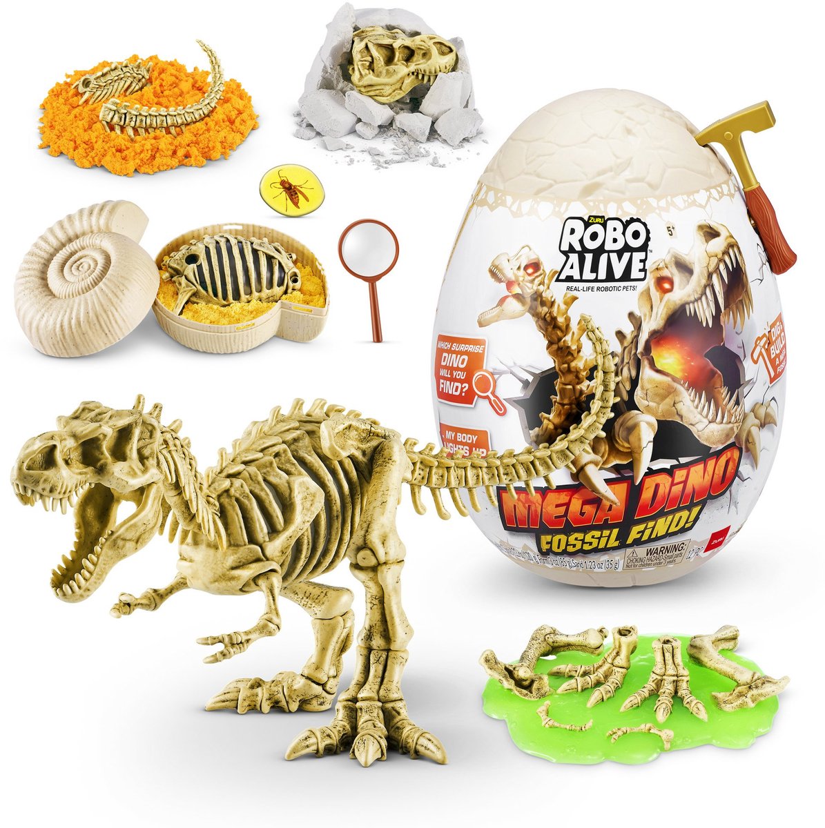 Zuru robo levend mega dino fossiel gevonden