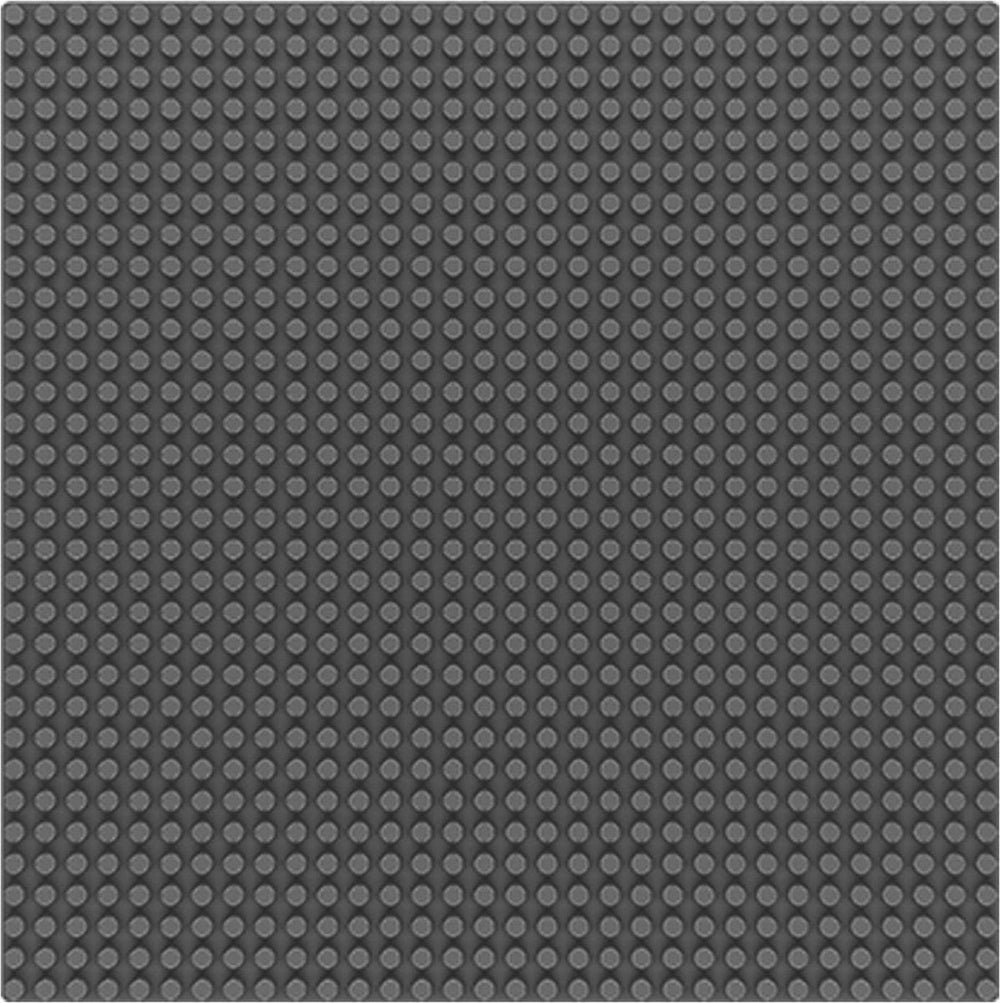 Sluban bricks base - basisplaat 32 x 32 grijs