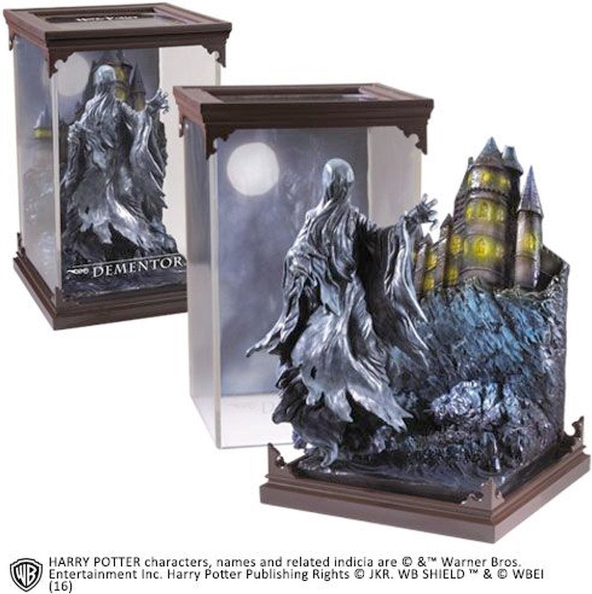 Noble collection the harry potter - magical creatures diorama dementor 19 cm beeld figuur - multicolours