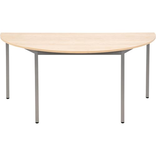 Halfronde tafel sodematub ft168dero-6515 esdoorn zilver