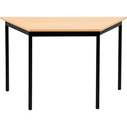 Trapeziumvormige tafel sodematub ft126trap-1111 beuken zwart
