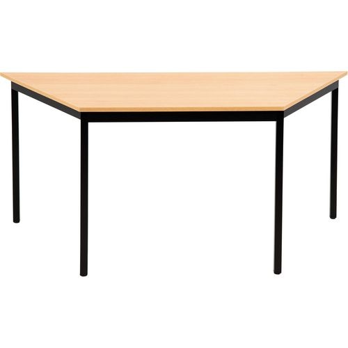 Trapeziumvormige tafel sodematub ft168trap-1111 beuken zwart