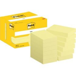 Zelfklevende memoblaadjes post-it 656-cy 51x76mm effen geel