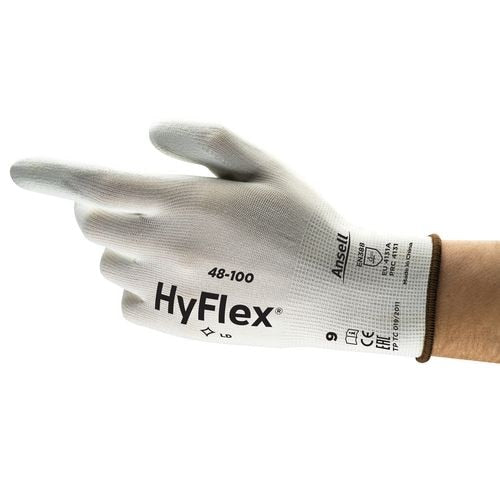 Pic hyflex handschoenen pu (polyurethaan) wit