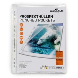 Durable showtassen 2677 din a4 polypropyleen 0.08 mm glas (helder) 267719 50 stuk(s)