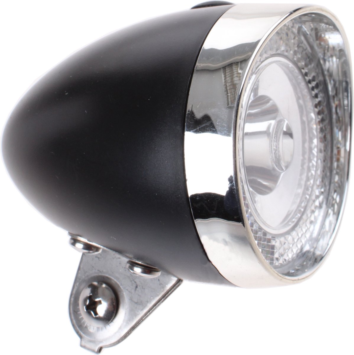 Phare de fourche Simson ''Classic Mini'' noir, on off 4 LUX