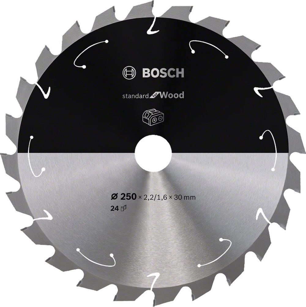 Bosch professional standard for wood cirkelzaagblad 250 x 30 x 2,2 mm 24 tanden ( 2608837727 )