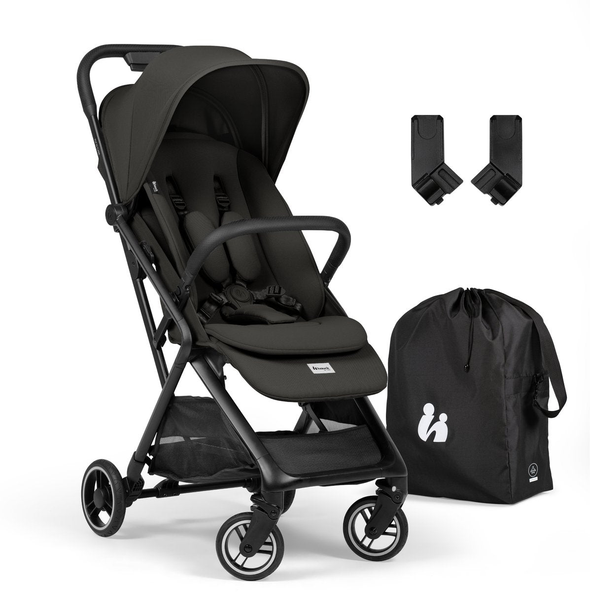 Hauck fly n care - supercompacte reisbuggy voor reislustige ouders - black