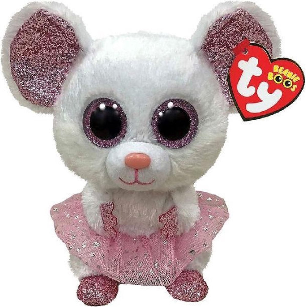 Ty Beanie Boo's Nina muis, 15 cm