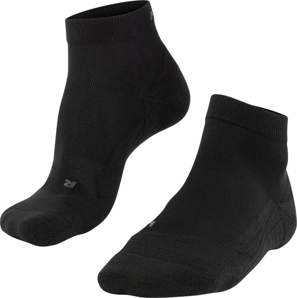 Falke go2 short anti-blaar katoen functioneel materiaal golfsokken heren zwart - maat 46-48