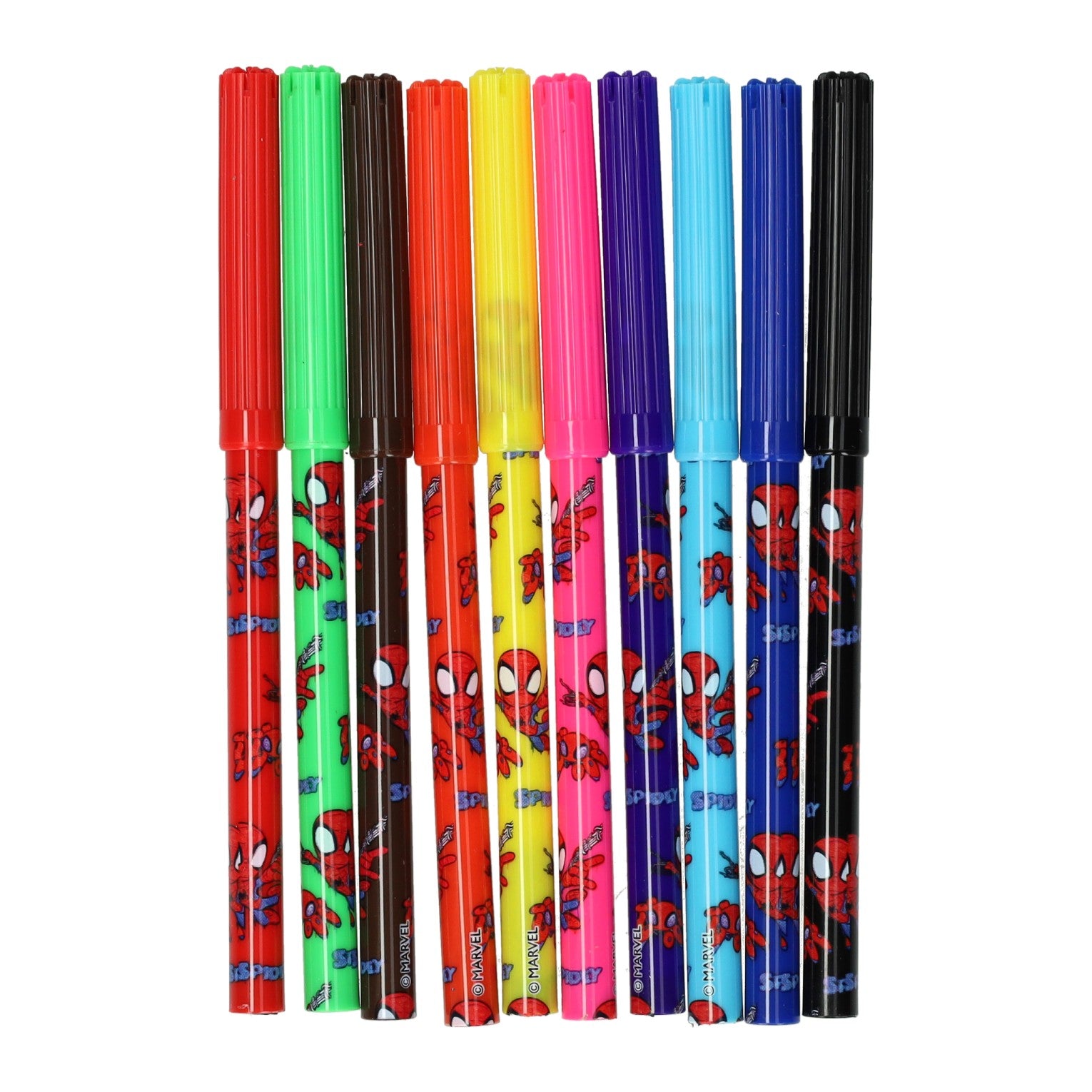Viltstiften spiderman - 10st