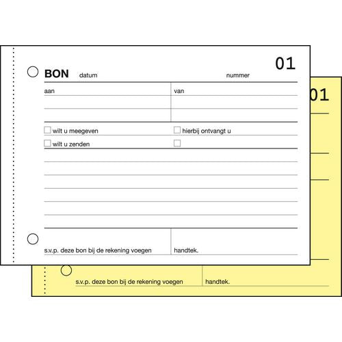 Sigel bonnenboek a6 wit 148 mm x 100 mm x 7 mm