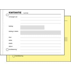 Sigel kwitantieboekje - expres - a6 - 2x50 vel - zelf kopiërend - si-40050