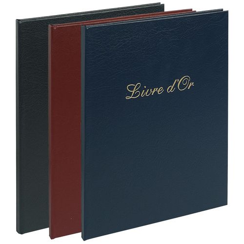 Gastenboek exacompta 983e multikleur karton, pu, pvc