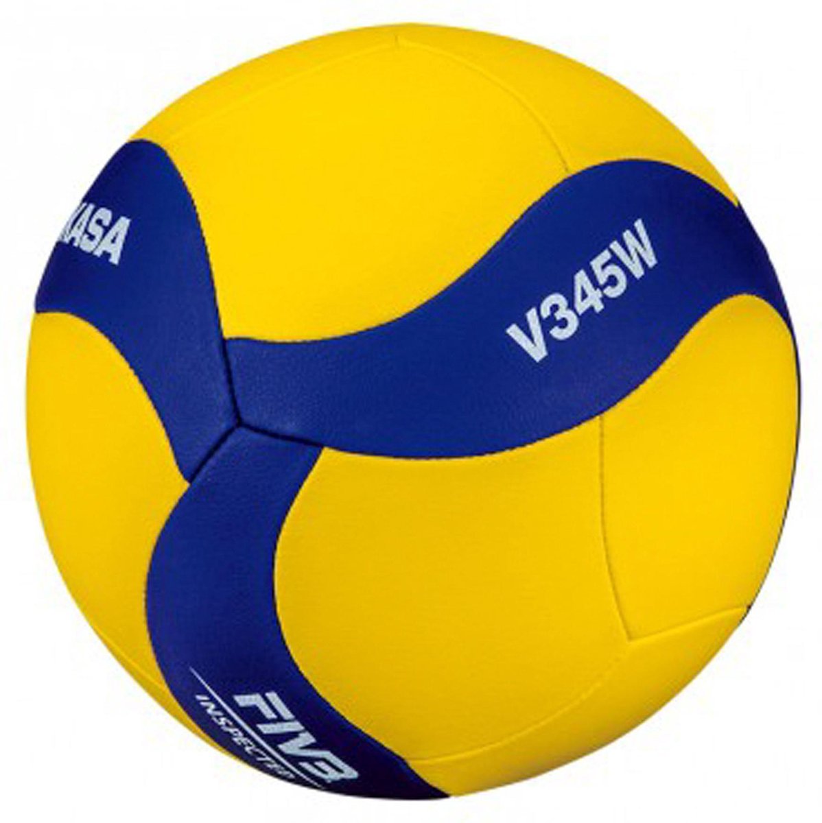 Mikasa volleybal v345w geel blauw