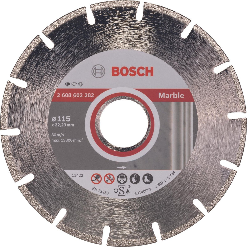 Bosch - diamantdoorslijpschijf standard for marble 115 x 22,23 x 2,2 x 3 mm