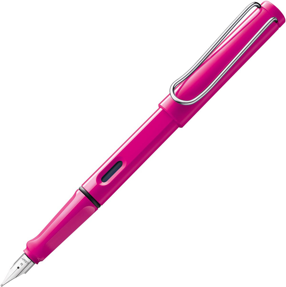 Lamy kalligrafiepen safari 013f roze blauw
