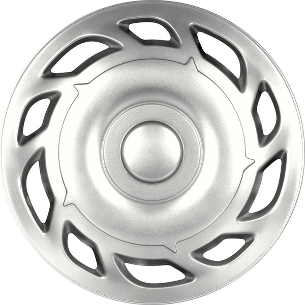 wieldoppen Tino 12 inch ABS zilver set van 4