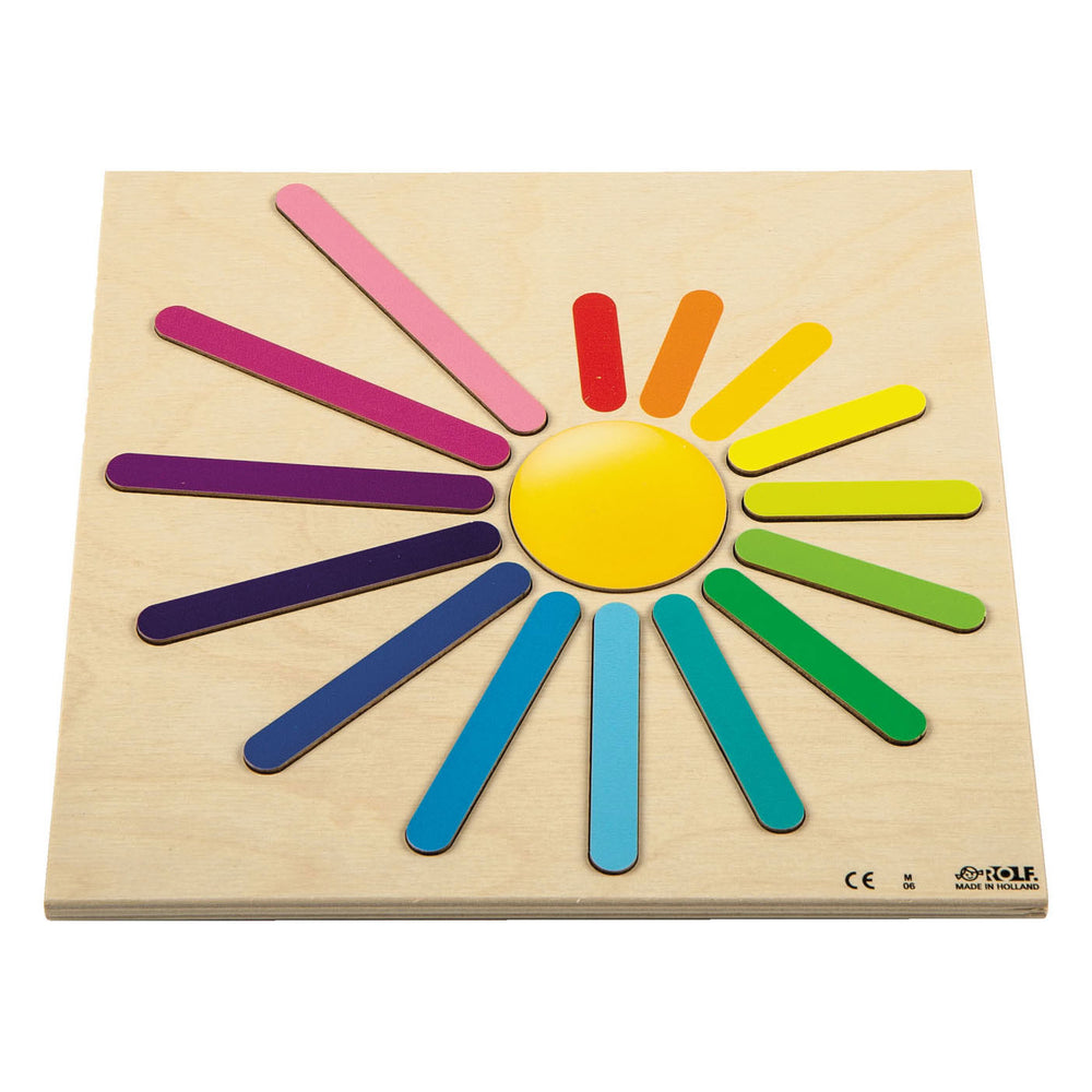 Rolf relief puzzel regenboogstralen, 15st.