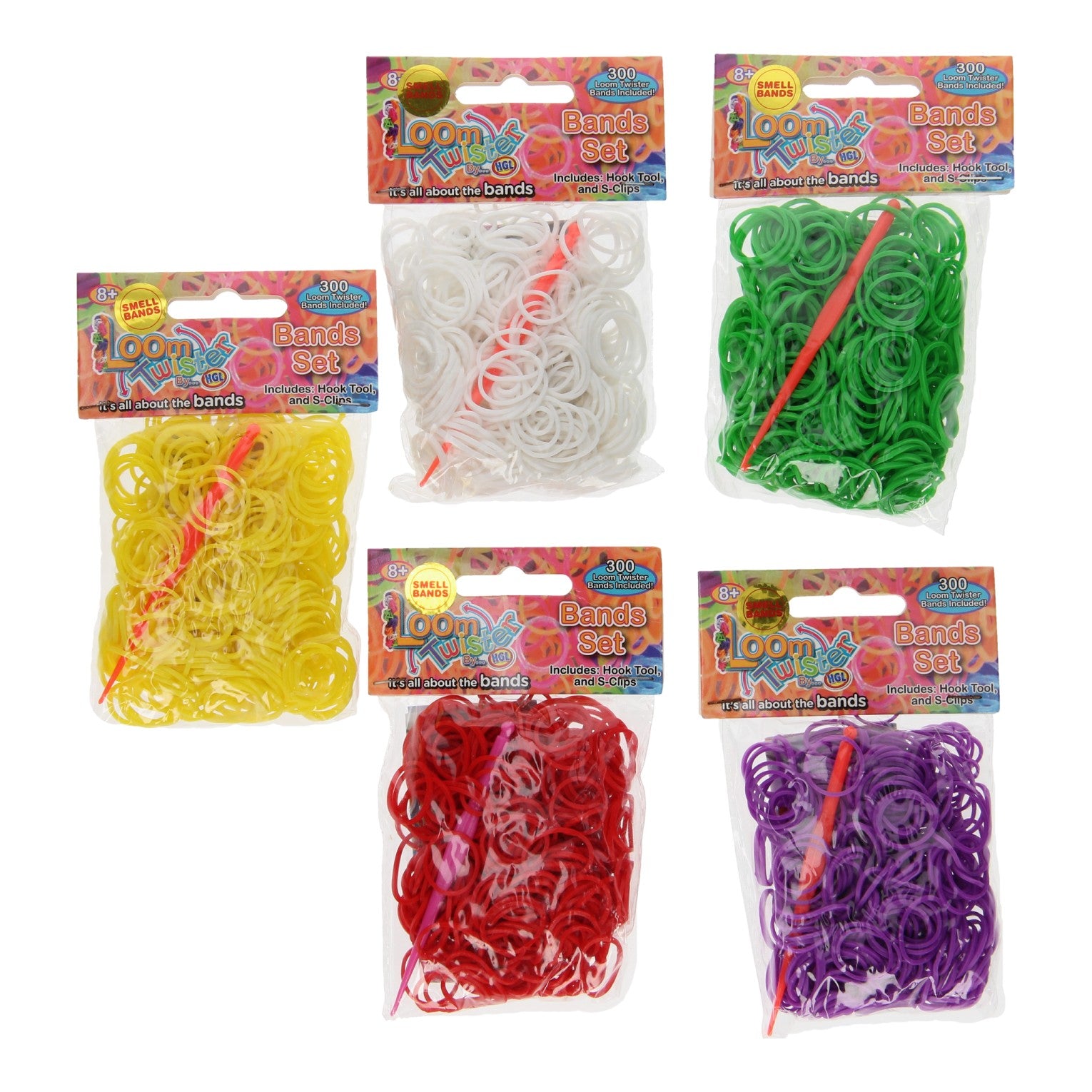 Loom geurbandjes, 300st.