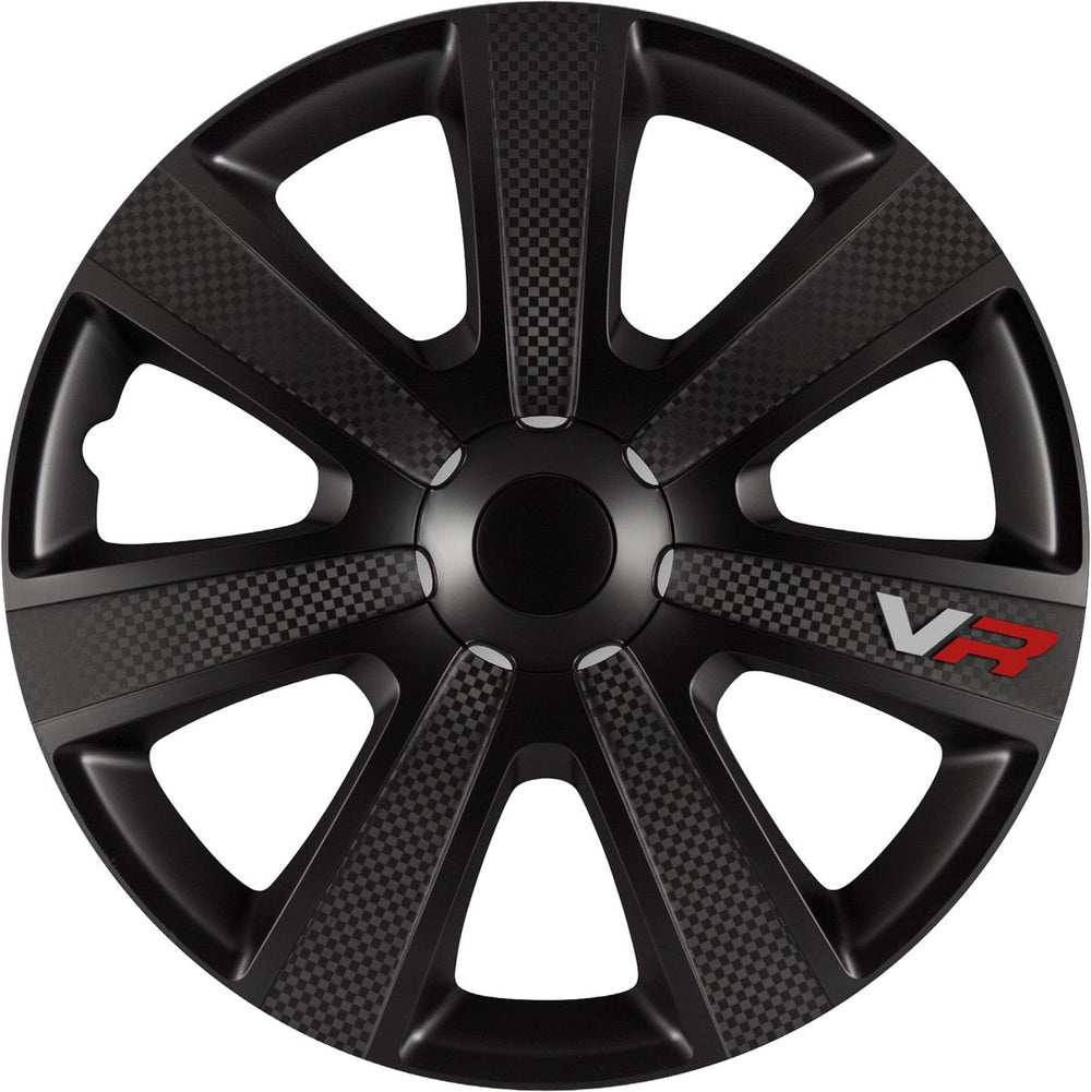 enjoliveurs VR Carbon 14 pouces ABS noir lot de 4