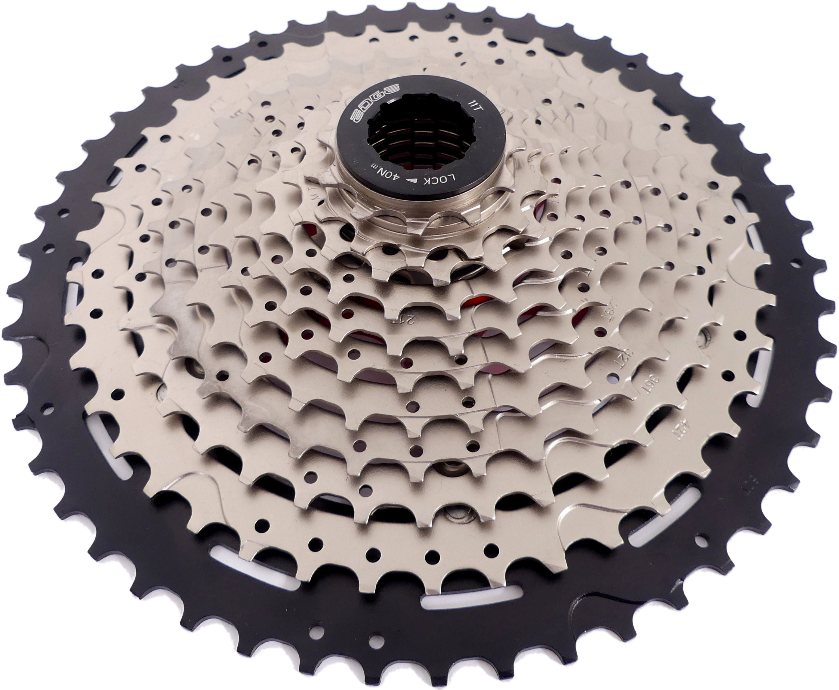 Edge cassette 11 speed csm9011 11-50t - zilver zwart