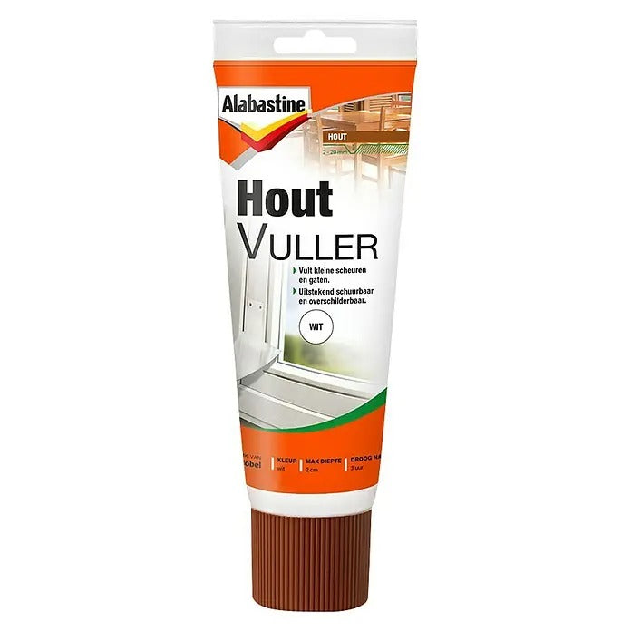 Alabastine houtvuller wit 330gr - 5096029