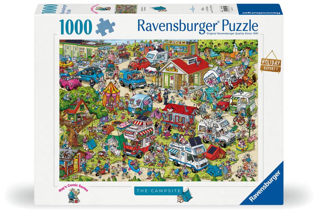 Vakantiepark Ravensburger Legpuzzel 1: de camping, 1000st.