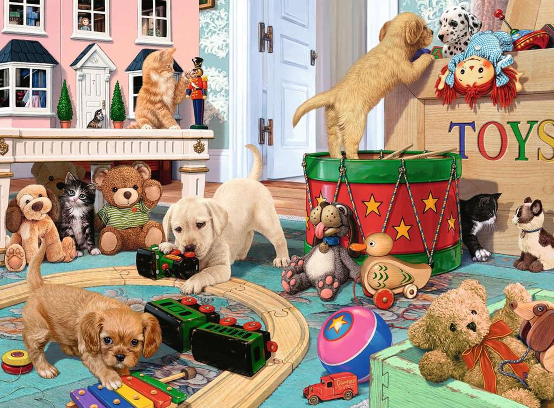 Ravensburger puzzel puppies playtime