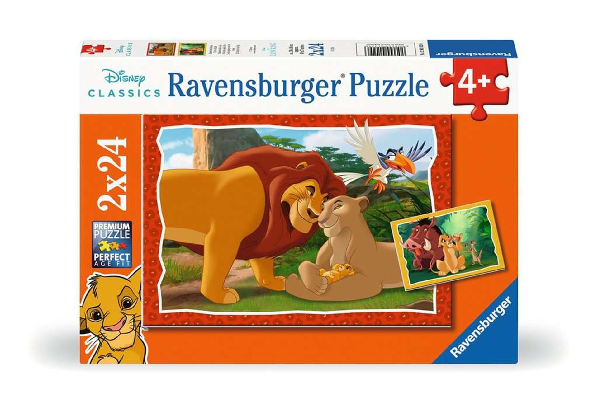 Legpuzzel Leeuwenkoning, 2x24st.