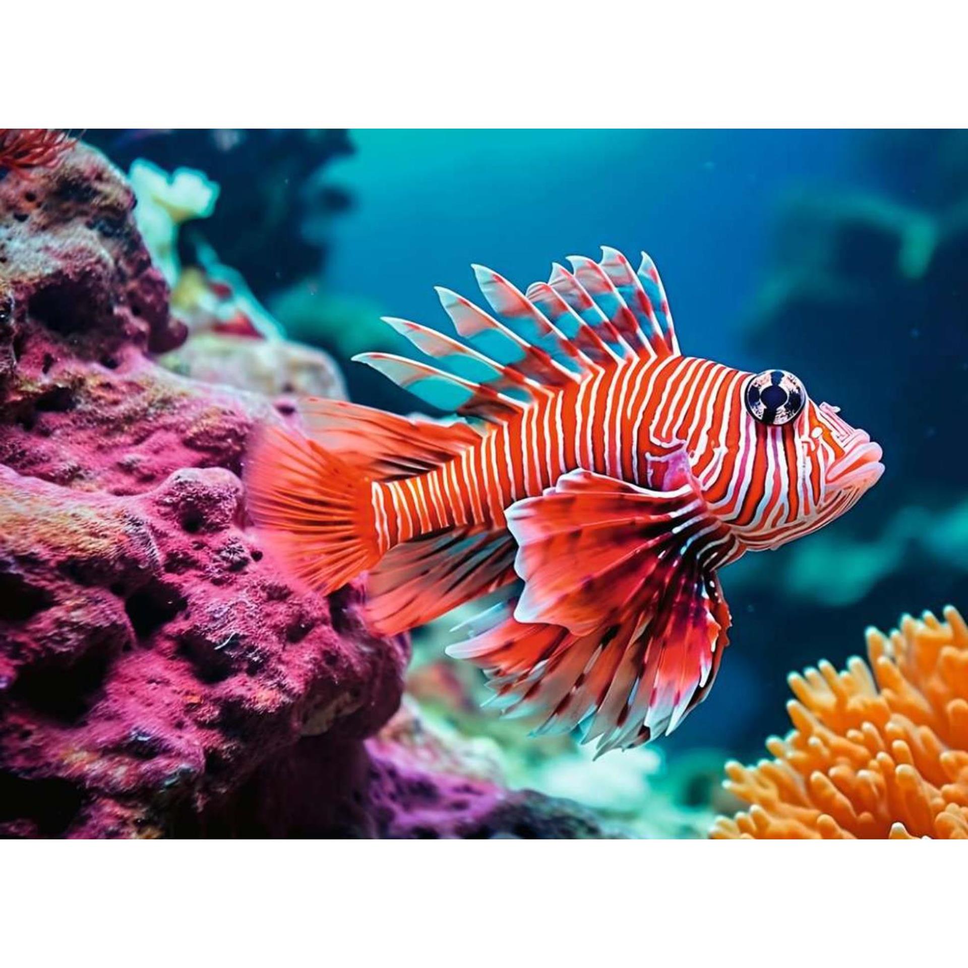 Ravensburger puzzel red lionfish 500st