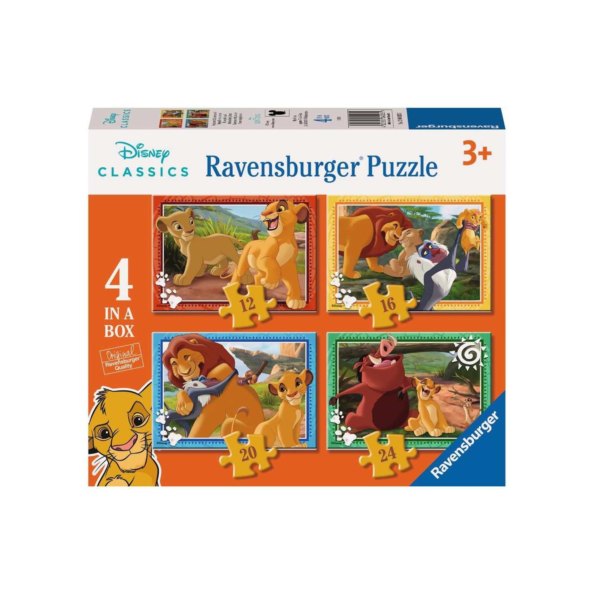 Ravensburger the lion king 4-in-1 puzzel
