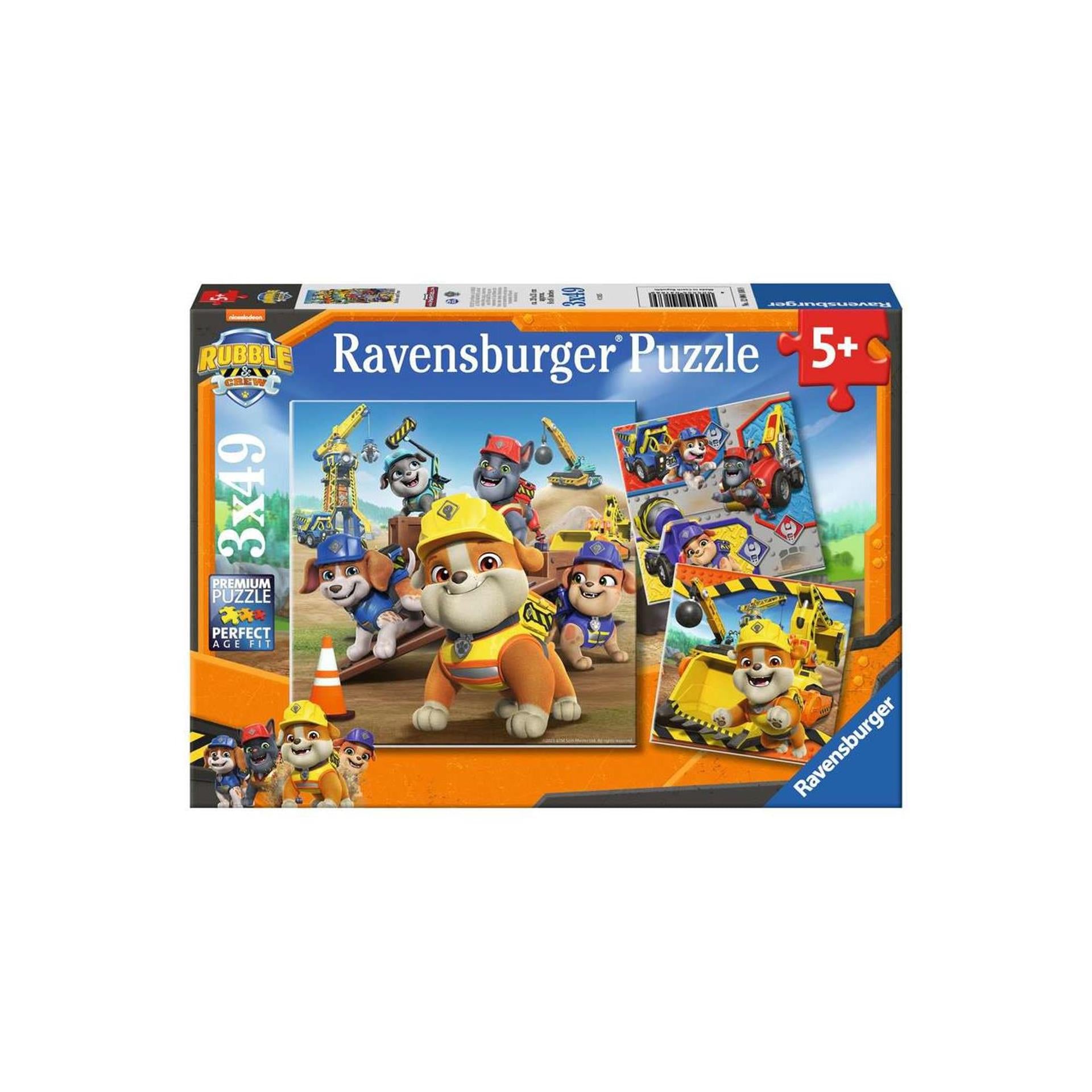 Ravensburger puzzel rubble crew 3x49st
