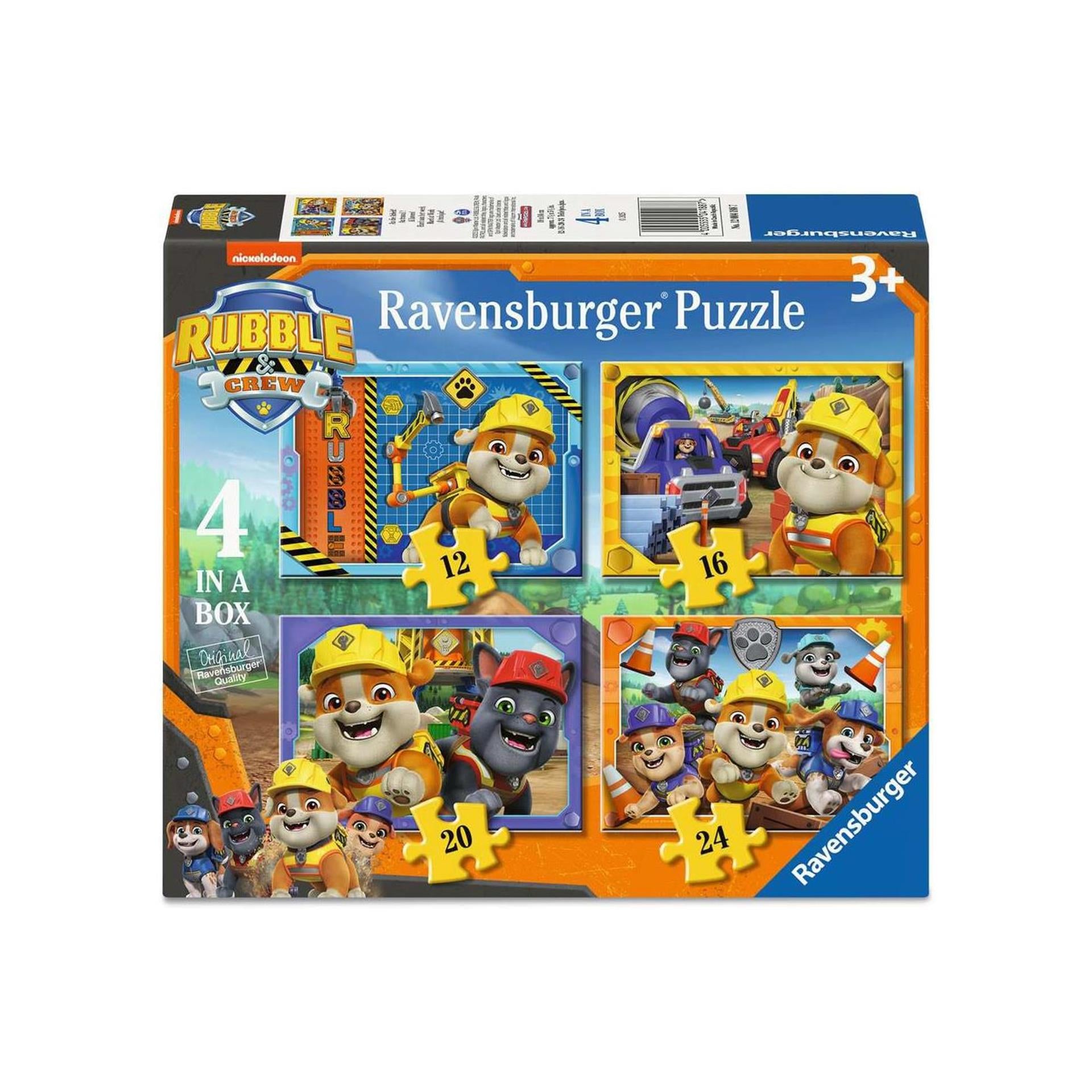 Ravensburger rubble crew 4-in-1 puzzel