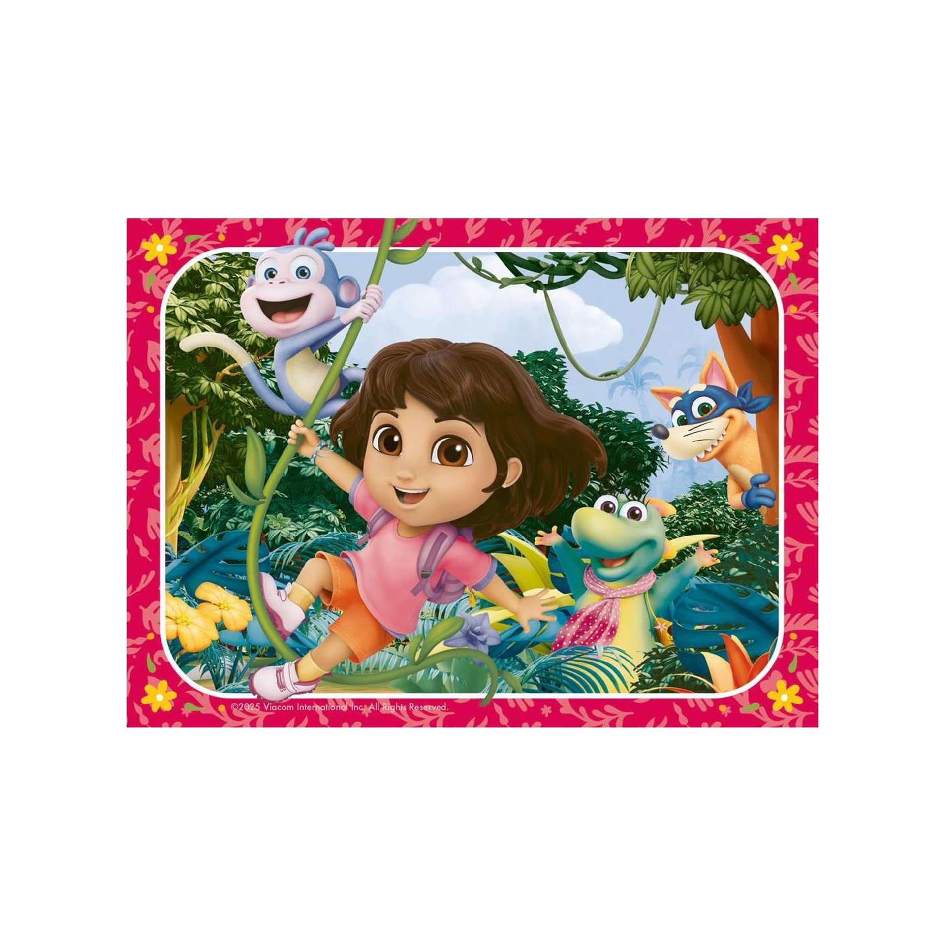 Ravensburger legpuzzel dora the explorer kom bij het avontuur! - 4 puzzels