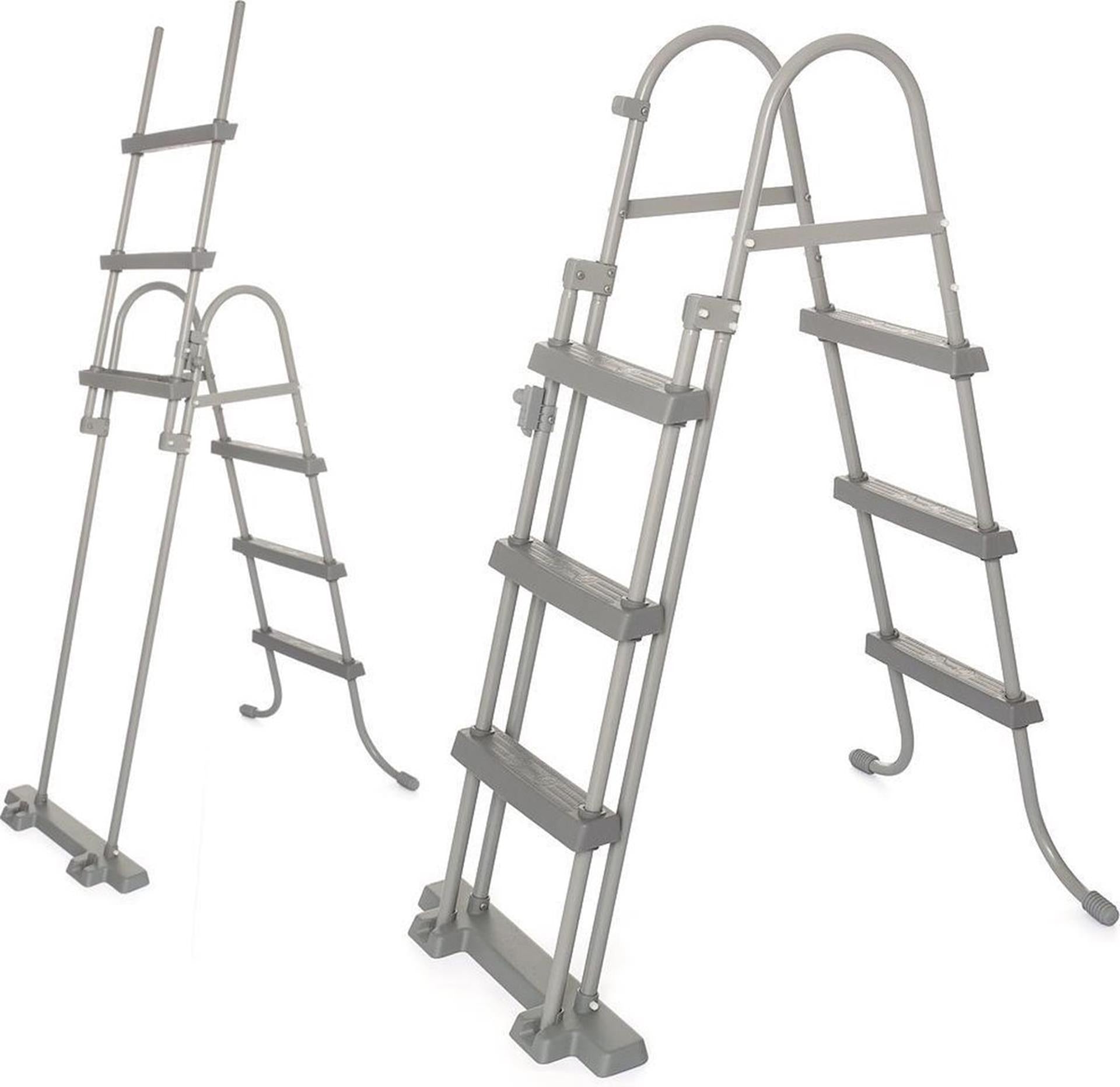 Bestway luxelivin' - zwembadladder flowclear met 4 treden 107 cm