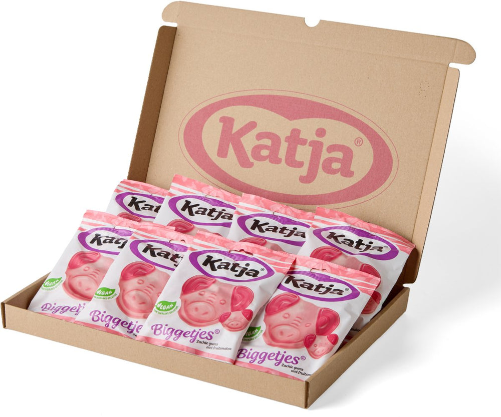 Katja biggetjes - zacht snoep - 8x 125g